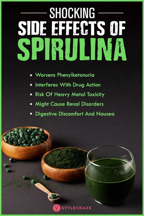 spirulina and chlorella dangers